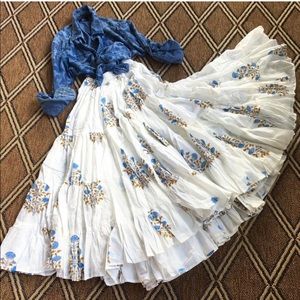 100% Cotton Tiered FULL-- Circle Skirt in assorted colors coming soon! 👁👁